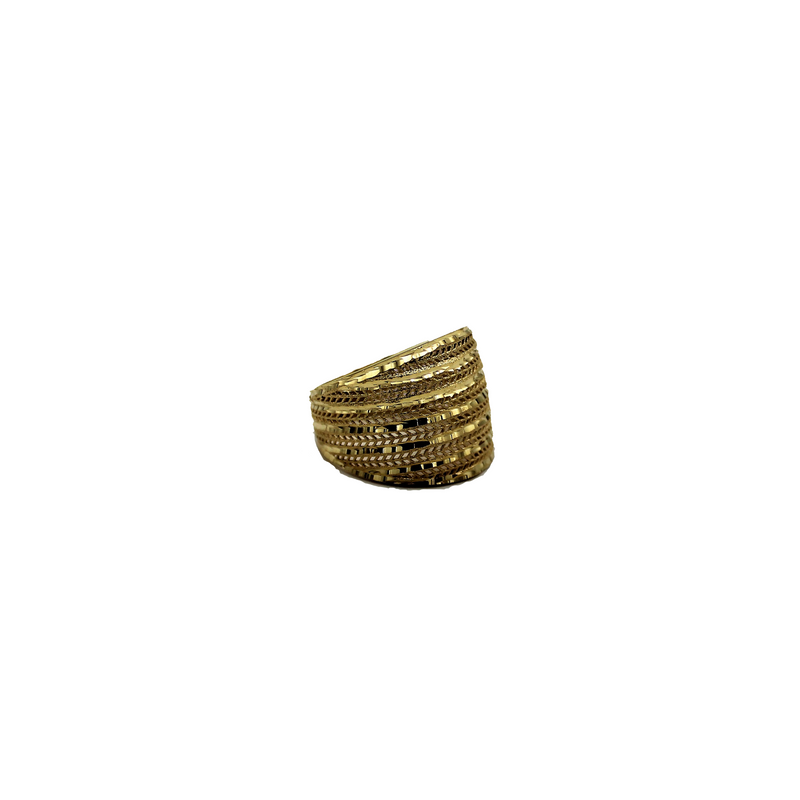 ANELLO  ORO 18 CARATI FASCIA BRILLANTATA