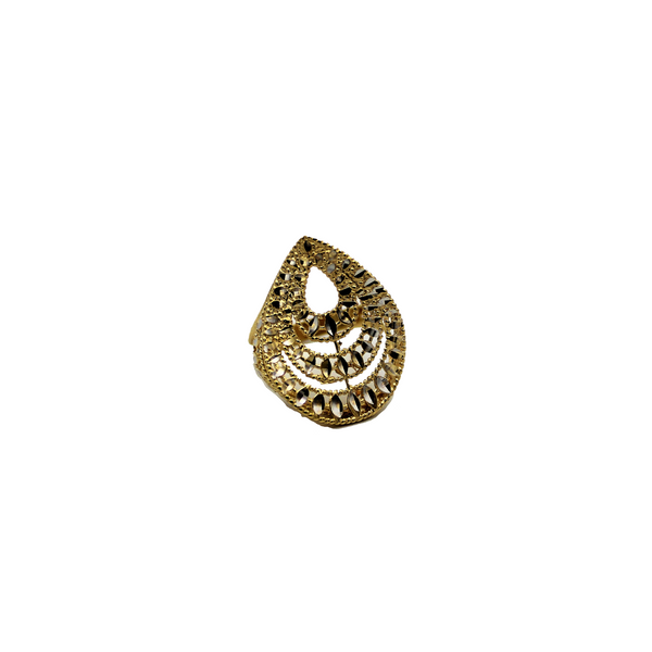 ANELLO ORO 18 CARATI GOCCIA