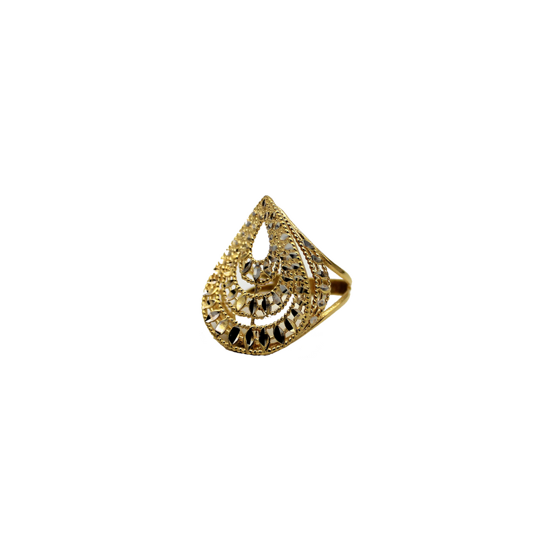 ANELLO ORO 18 CARATI GOCCIA