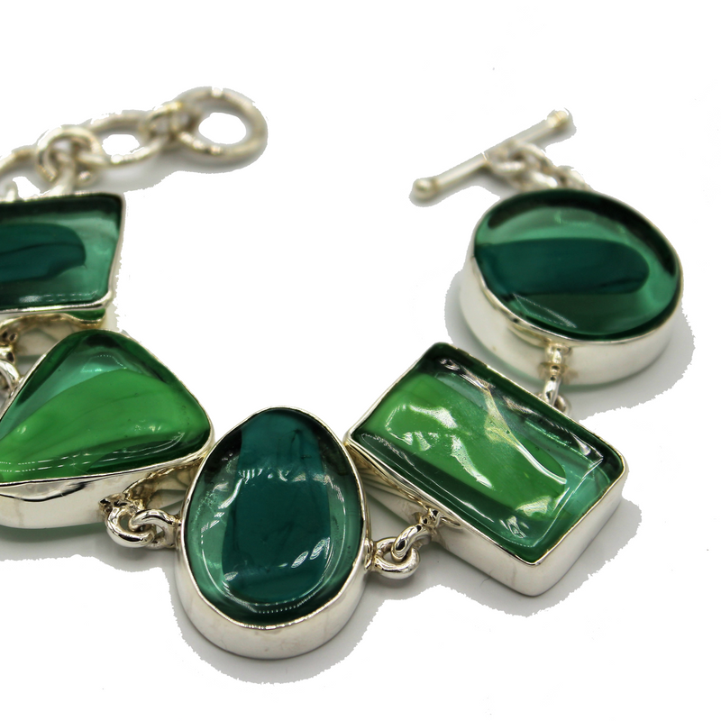 BRACCIALE MURANO VERDE