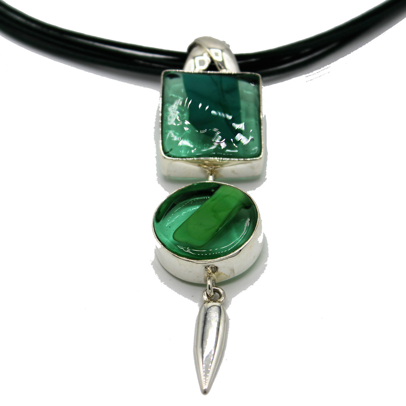 COLLANA MURANO VERDE