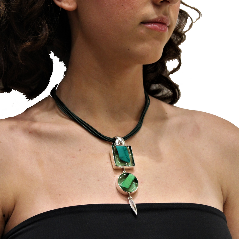 COLLANA MURANO VERDE