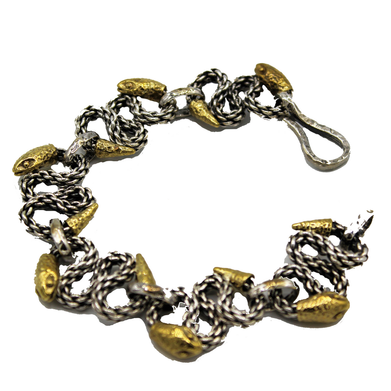 BRACCIALE ARGENTO SERPENTE