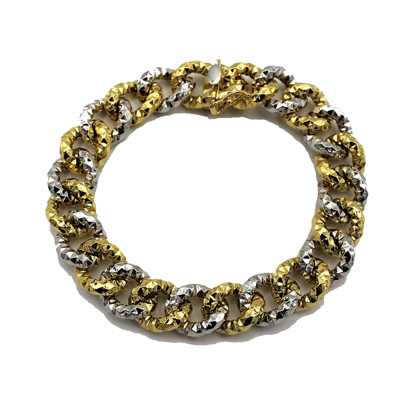 BRACCIALE ORO 18 CARATI GROUMETTE