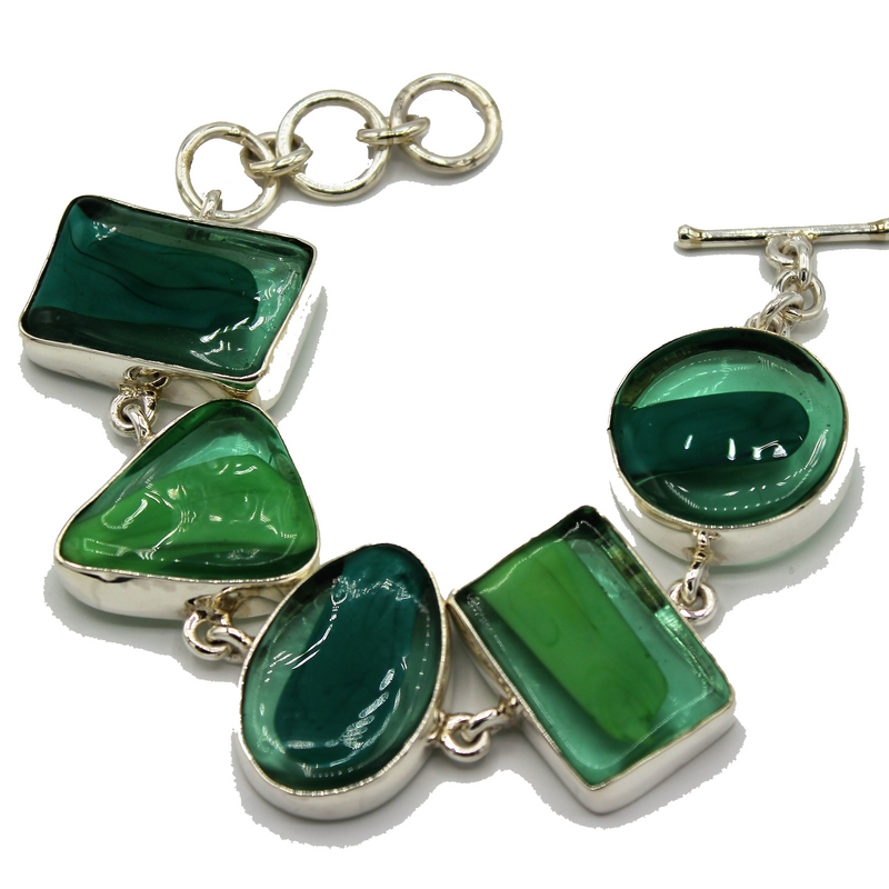 BRACCIALE MURANO VERDE